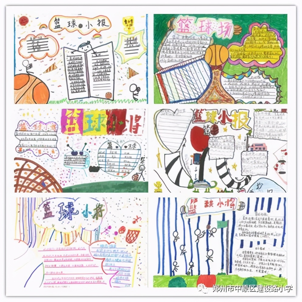 小学生最美校园绘画作品运动场,美好校园领会生活绘画比赛