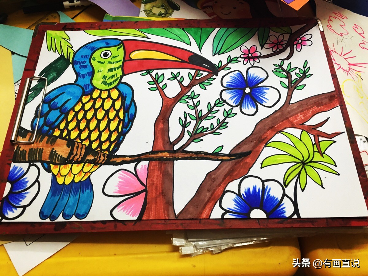 儿童创意画9-12岁,儿童创意画7-8岁创意画入门教程