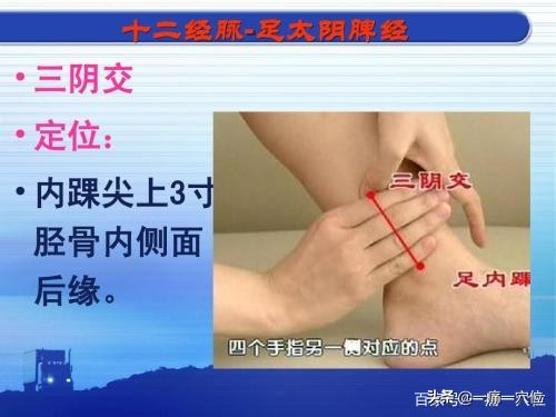 女*福性**音，三阴交与此穴配合调理白带过多，有“锦上添花”之功效