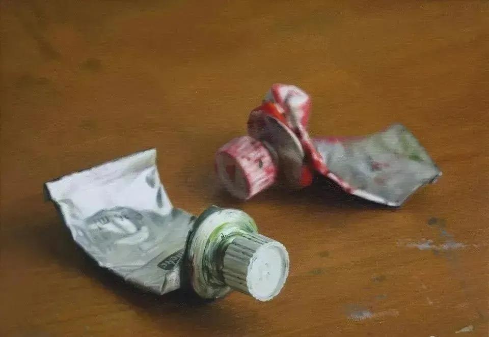 冷军超写实绘画图片,不输冷军的超写实画作