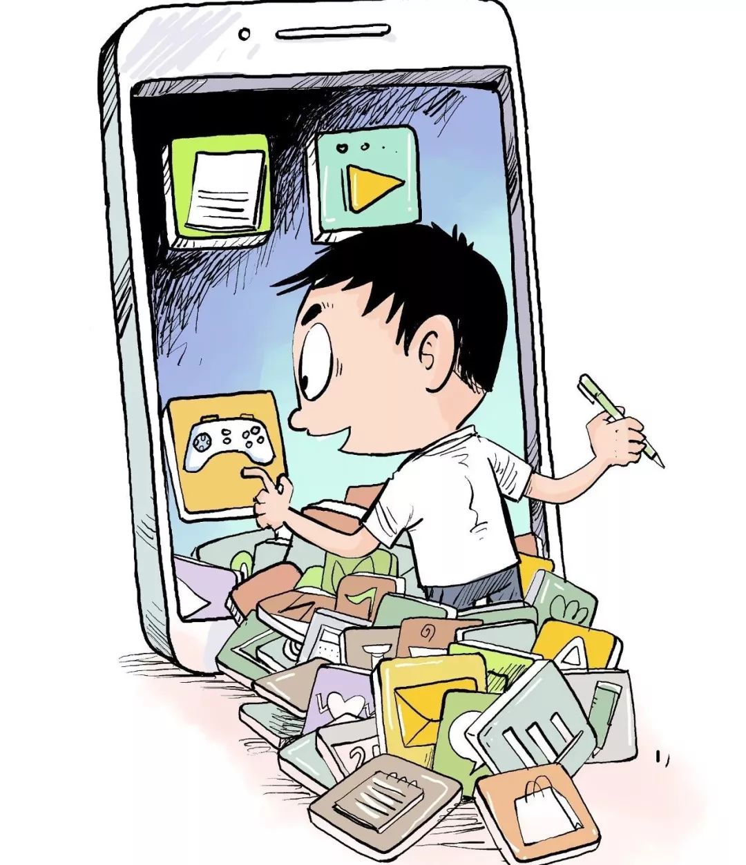 糟心！游戏多种多样文章低俗还有性暗示……这就是中小学生用的领会APP！