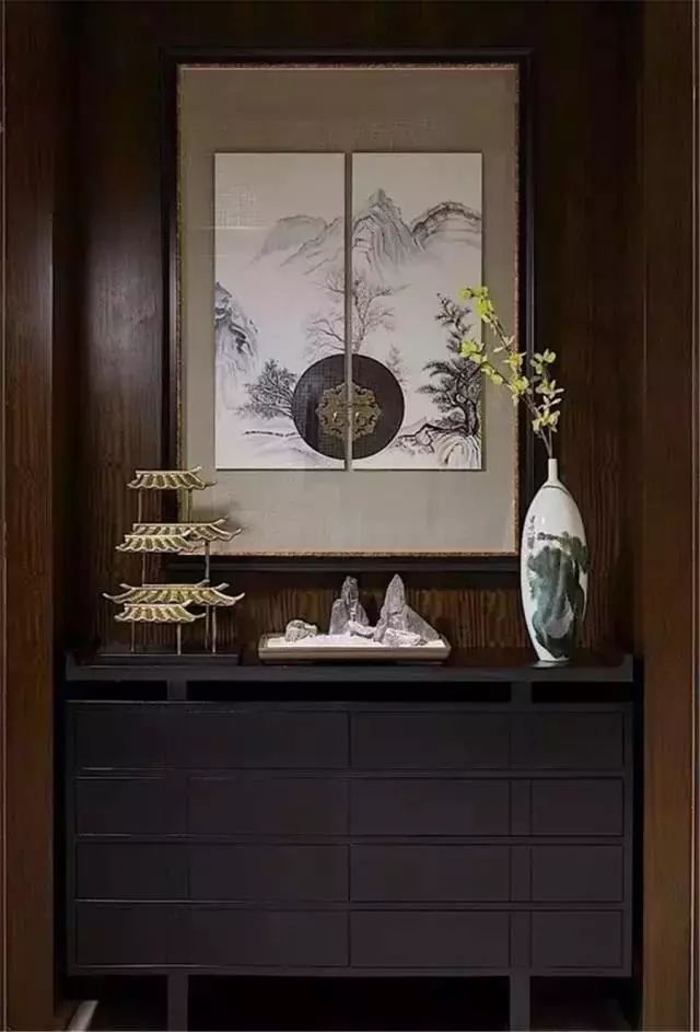 100个经典玄关案例,新中式玄关设计图片大全集