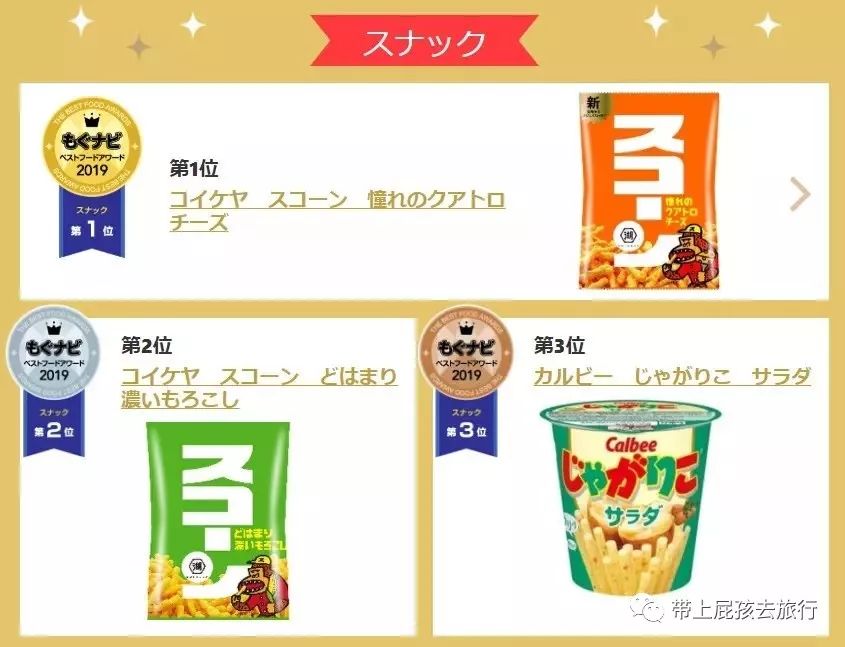 日本儿童零食排行榜前十名,2019日本零食大赏