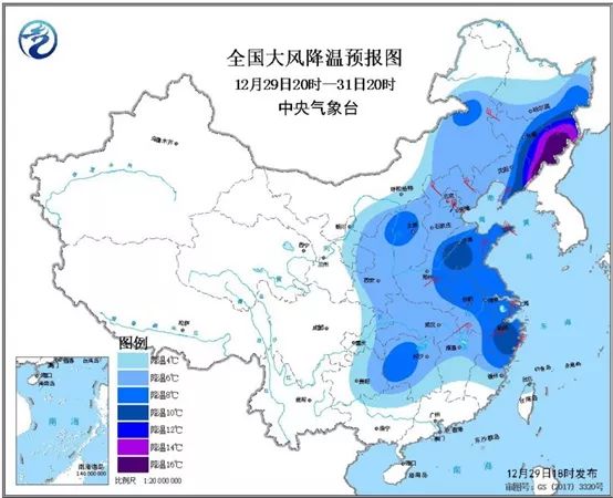 最新4股冷空气,第三股强冷空气