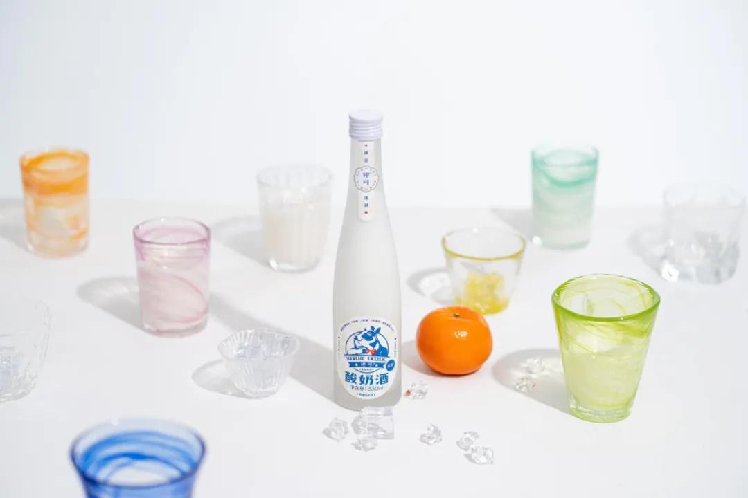 夏日饮品缪可miok纯奶啤,miok缪可奶啤微醺乳酸菌