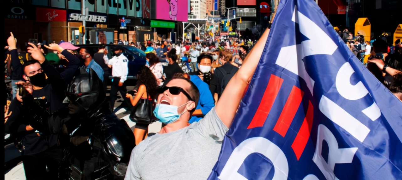 拜登支持者涌入华盛顿了吗,拜登支持者聚集庆祝白宫发言人
