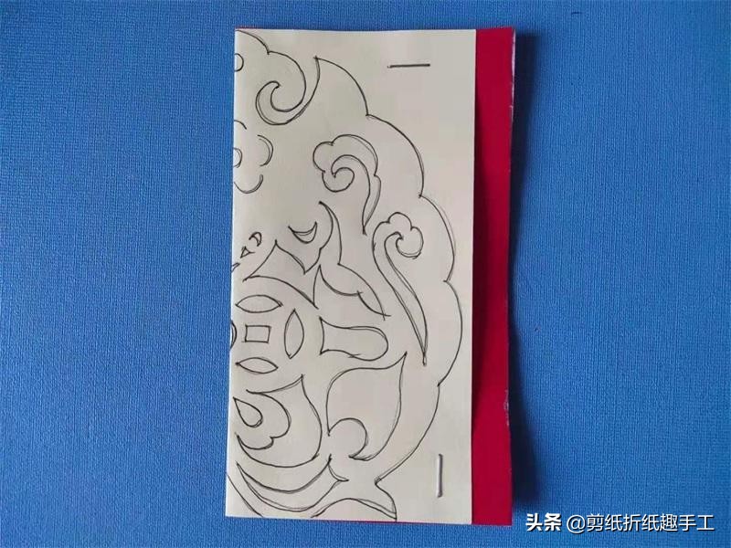 关于幸福的剪纸,福在眼前剪纸图片教程