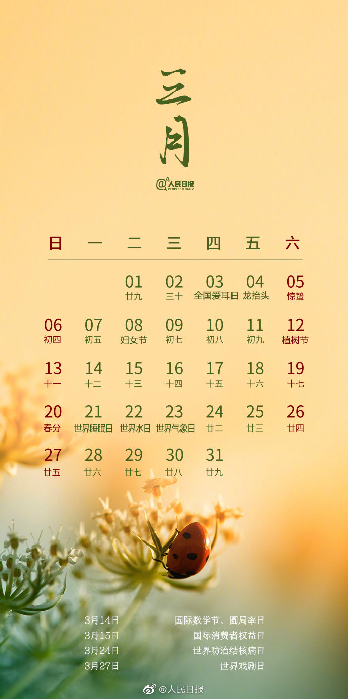 2022年传统节日日历,收藏2022年节日日历