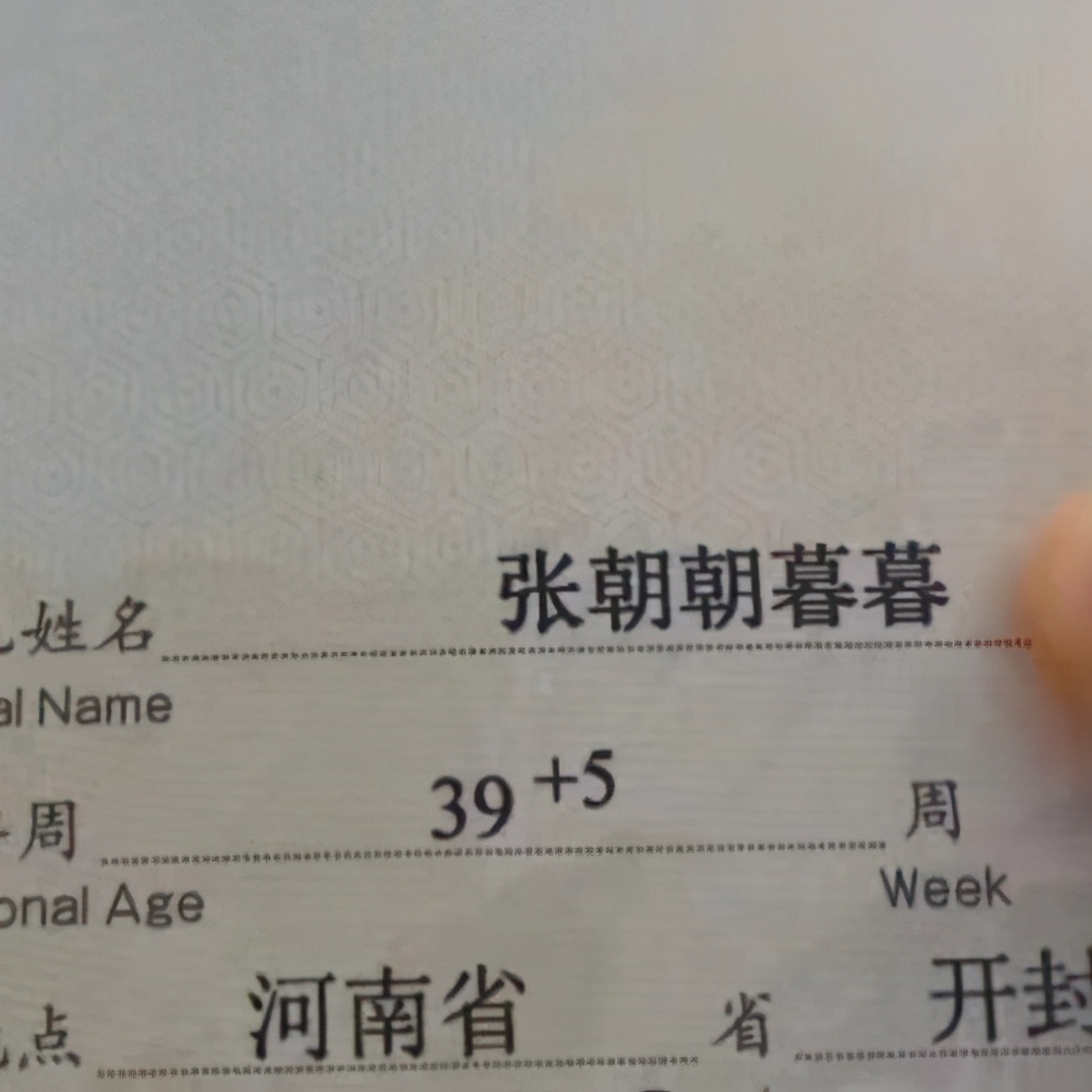 张姓爸爸给娃起5个字的名字，浪漫又好听，网友：父母很恩爱