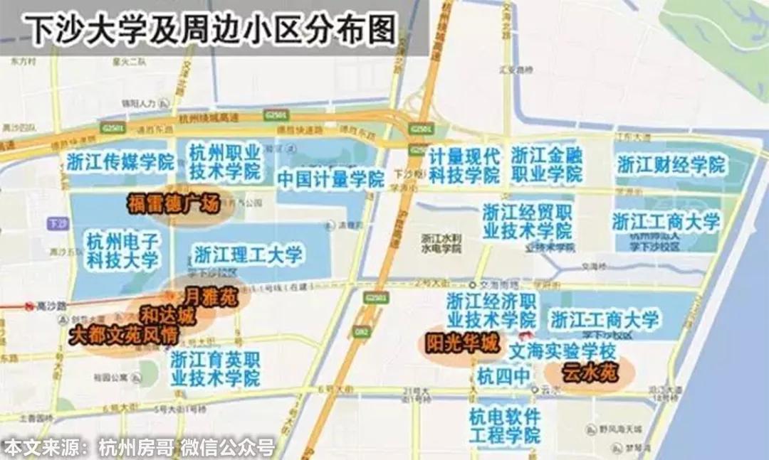 杭州楼市现状,杭州下沙房价下跌最惨的区