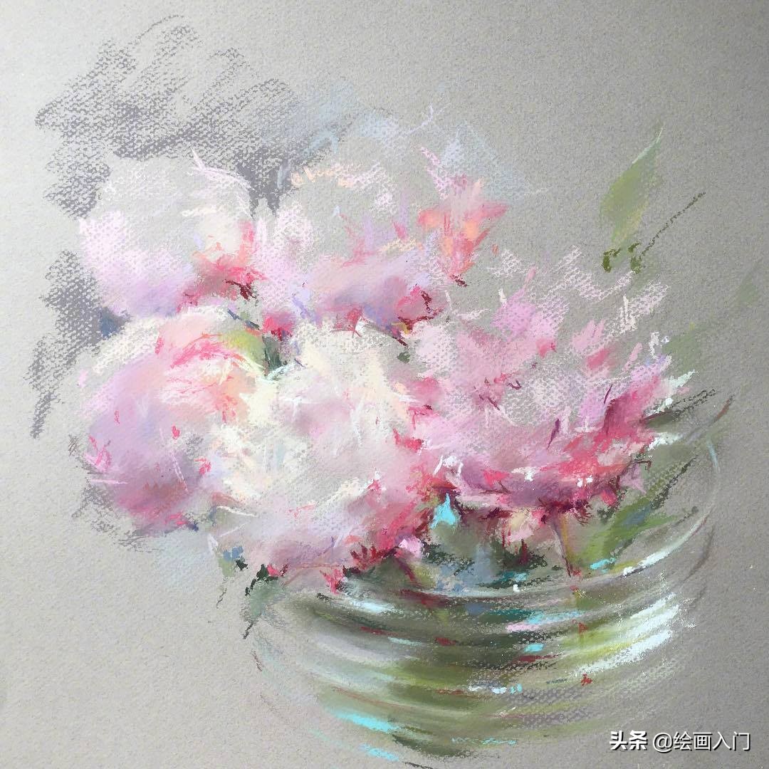 唯美写意水彩花卉,各种水彩花卉的表现技法领会吧