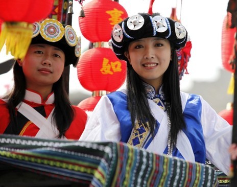 56个民族漂亮美女,56个民族56个美女图片