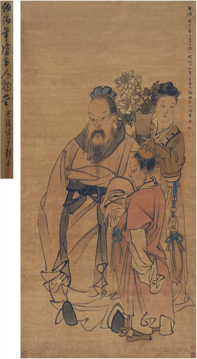 线条无人超越的大师任伯年 (任伯年线条作品)