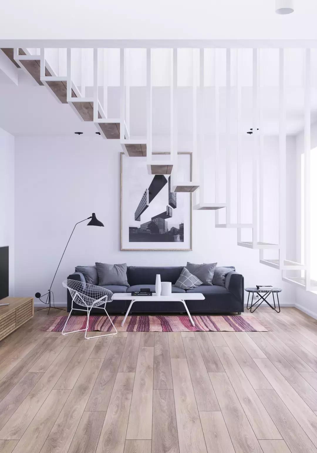 轻奢新中式挑空客厅效果图,挑空客厅极简设计案例