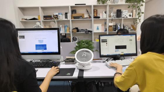 轻薄可壁挂一年四季都可用颜值超高悬浮循环空气扇