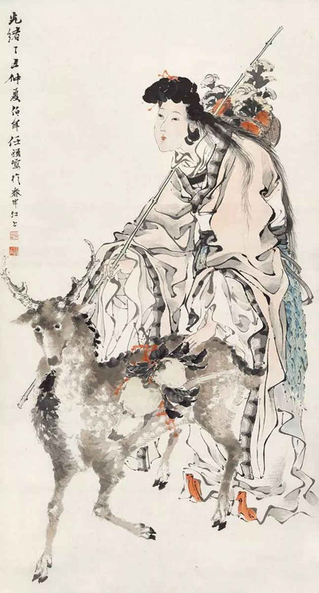 线条无人超越的大师任伯年 (任伯年线条作品)