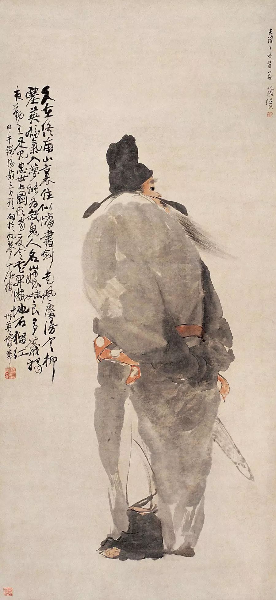 线条无人超越的大师任伯年 (任伯年线条作品)