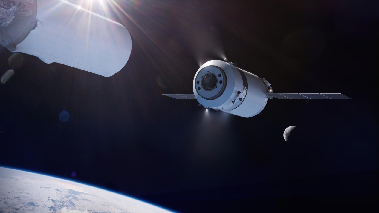 星际飞船火箭模型,造型奇特小型太空飞船