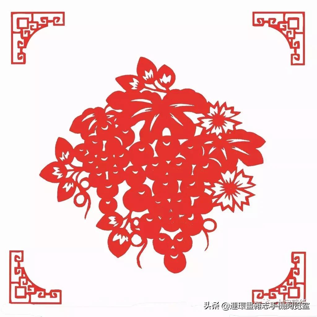 蔬菜剪纸画图片,瓜果蔬菜剪纸作品图片