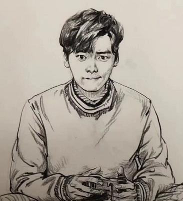 画家笔下的质感学生作品素描,最新绘画大师素描作品