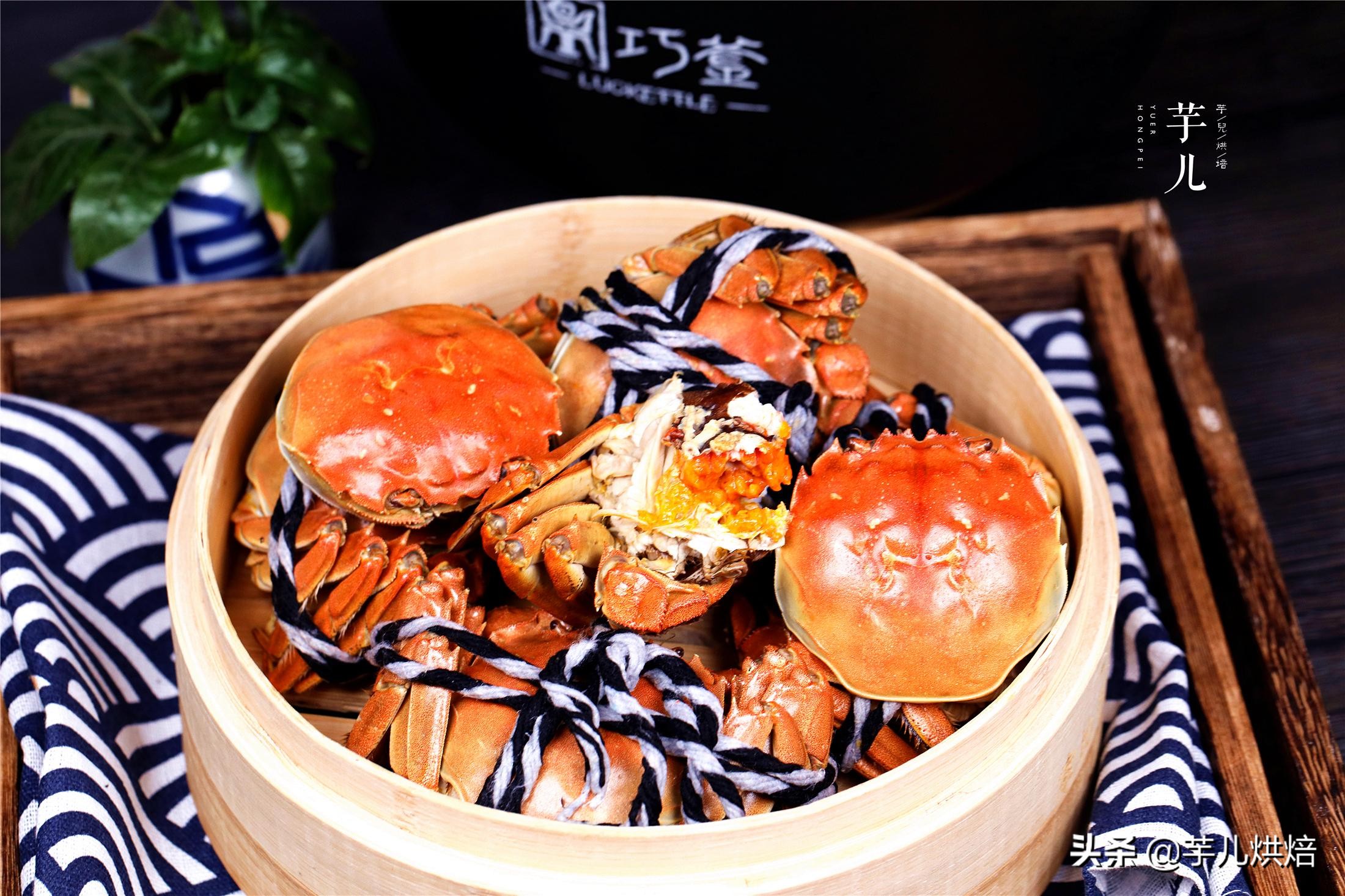 清蒸大闸蟹的正确做法详细教程,鲜活的清蒸大闸蟹的正确做法