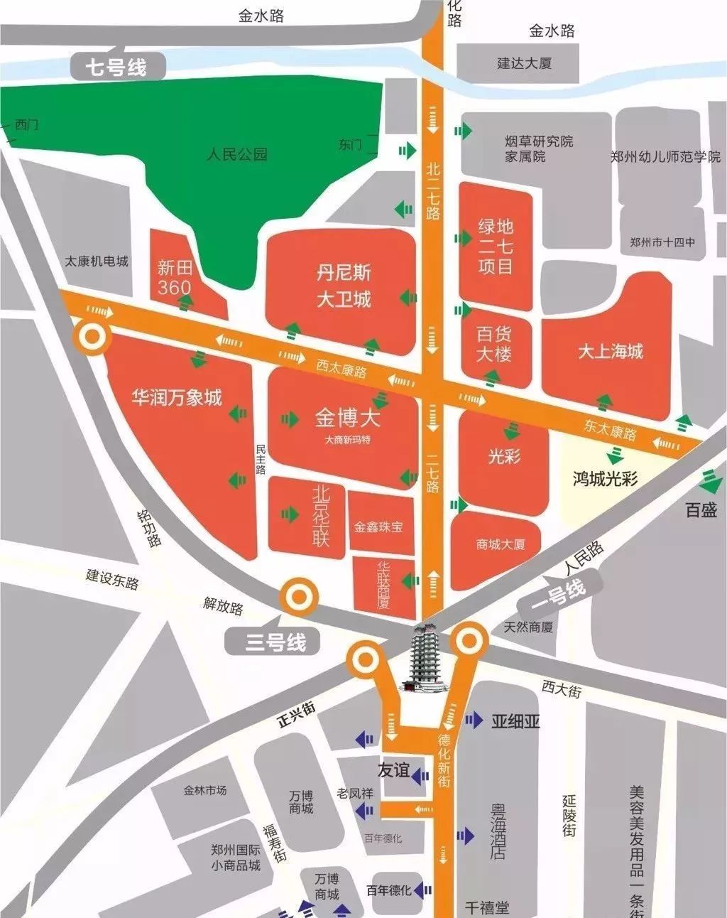 郑州金水区商圈有哪几个,郑州外卖商圈排行榜