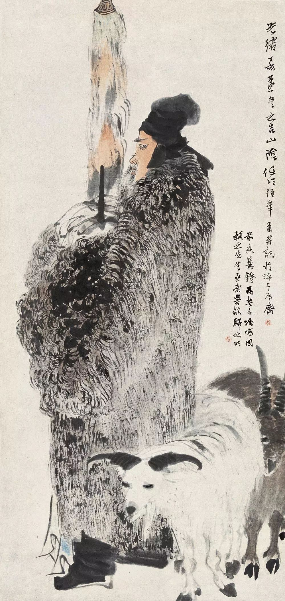 线条无人超越的大师任伯年 (任伯年线条作品)