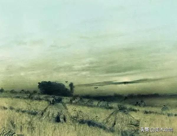 俄国画家列维坦的风景画,俄国画家伊萨克列维坦