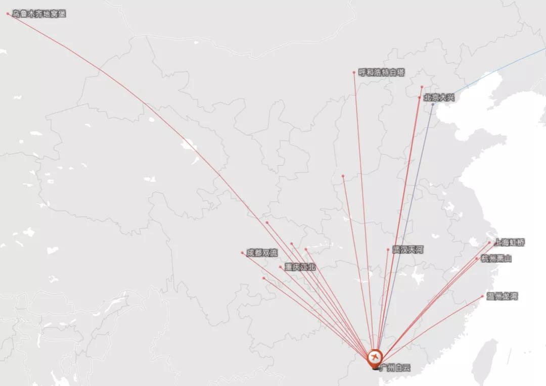 北京国航都有哪些国内航线,国航北京出发最短的航线