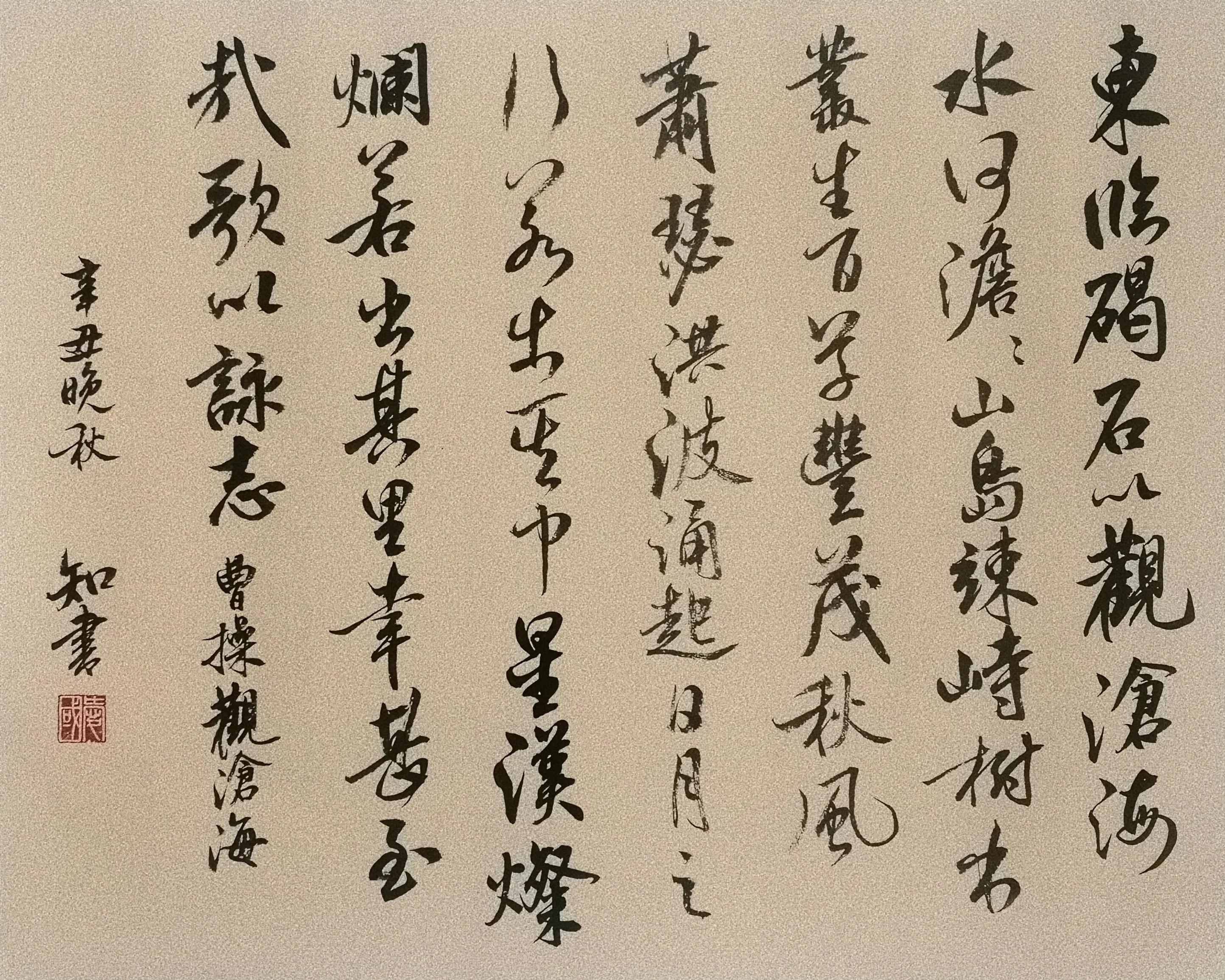 领会毛笔书法看什么,领会书法哪种字体适合