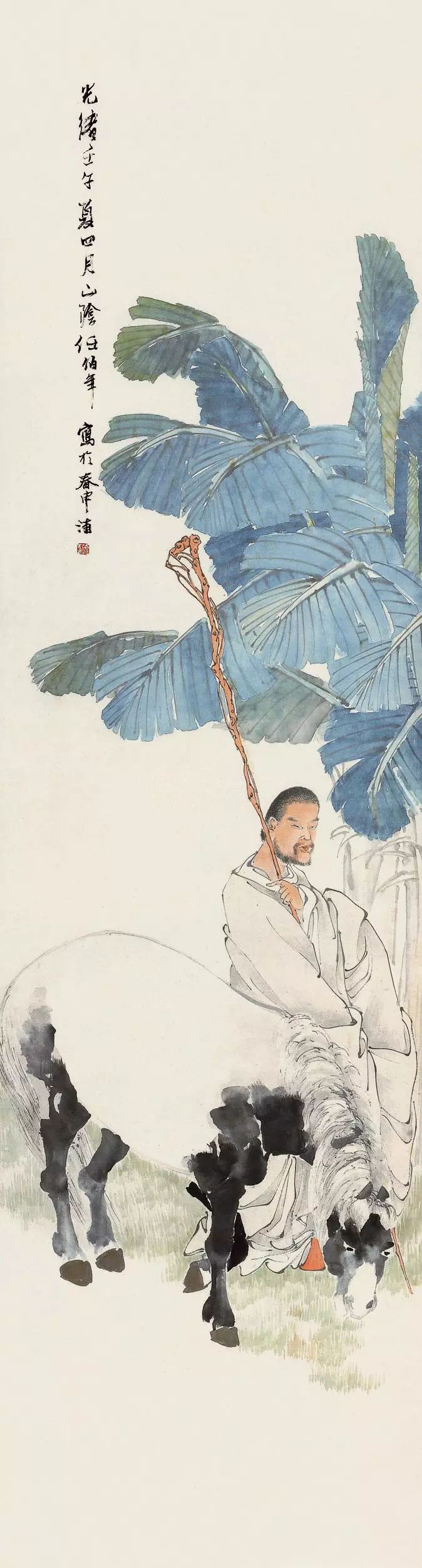 线条无人超越的大师任伯年 (任伯年线条作品)