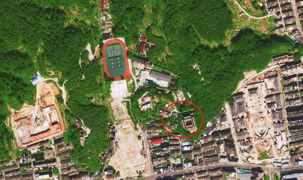 航拍浙江龙泉山,龙泉卫星地图高清版
