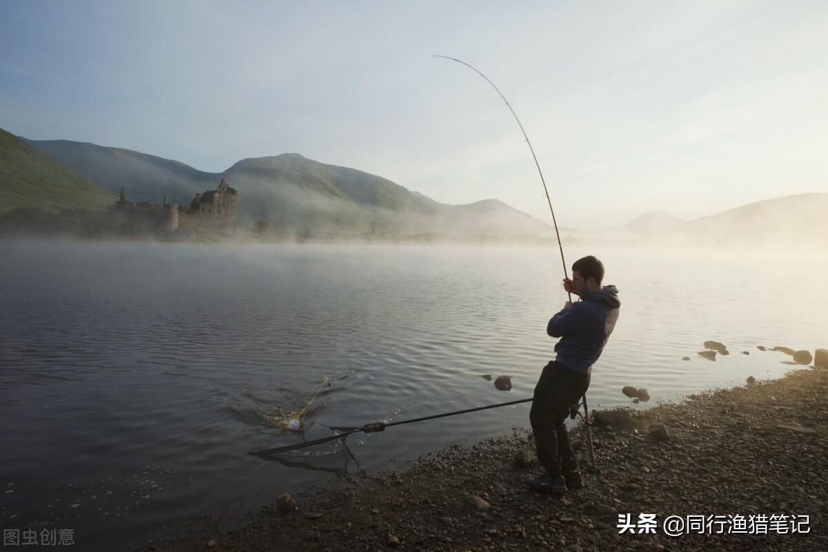 手竿钓梭鱼串钩调漂的正确方法,如何用手竿用虾皮串钩钓翘嘴