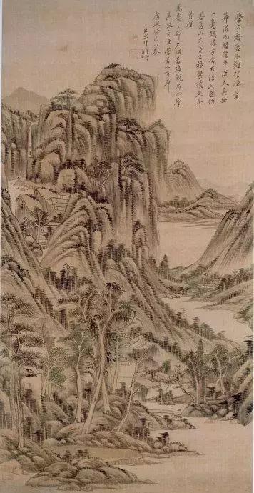 浅绛山水画给人的感觉,浅绛与焦墨山水画收藏