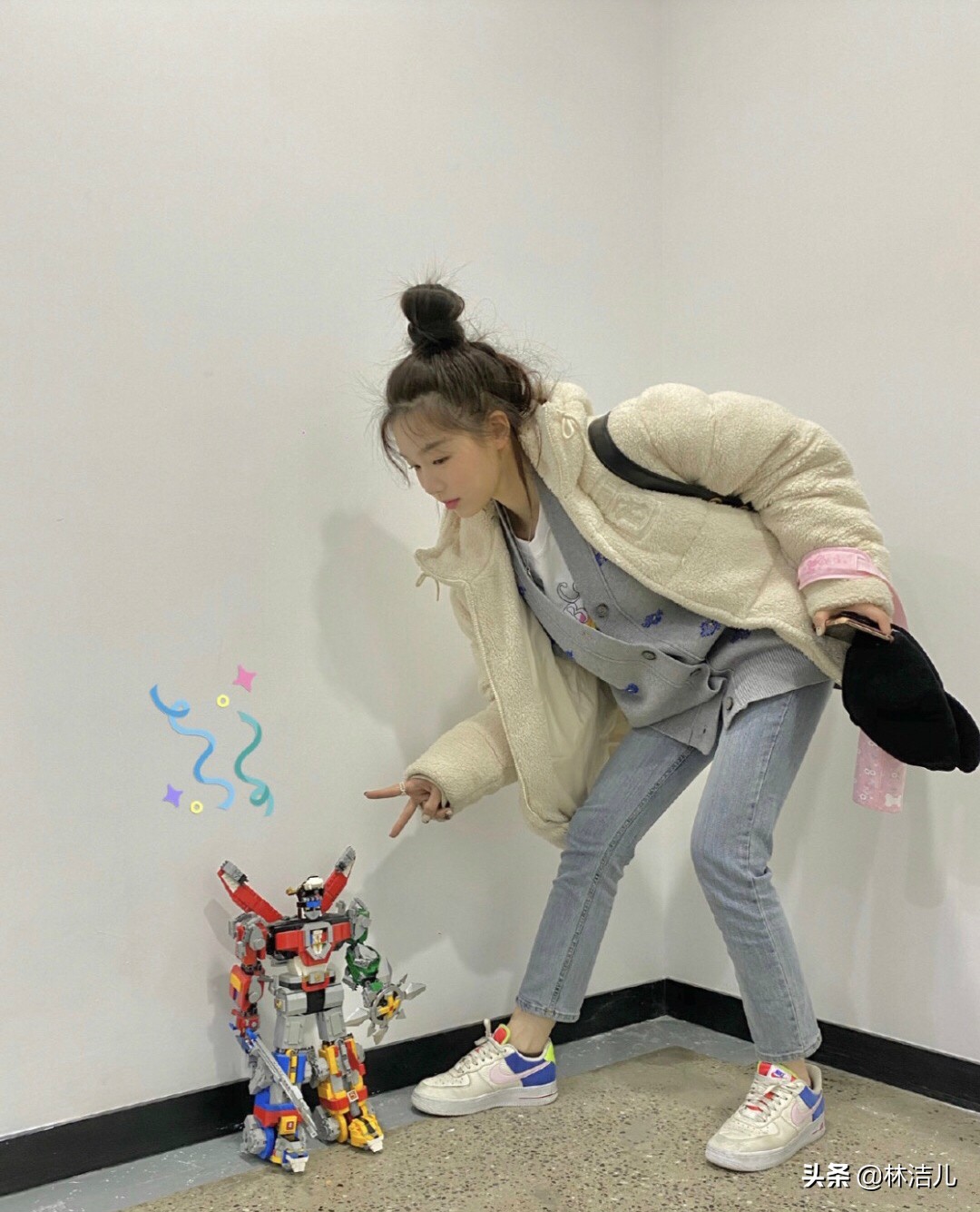 徐梦洁同款韩系发带,徐梦洁韩系少女