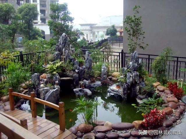 100种景观置石图片,100种园林造景图片