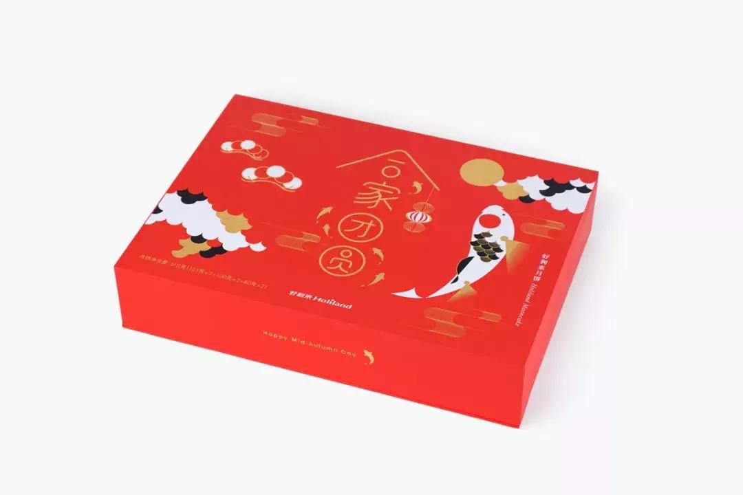 月饼礼盒港风包装设计图,月饼礼盒包装设计