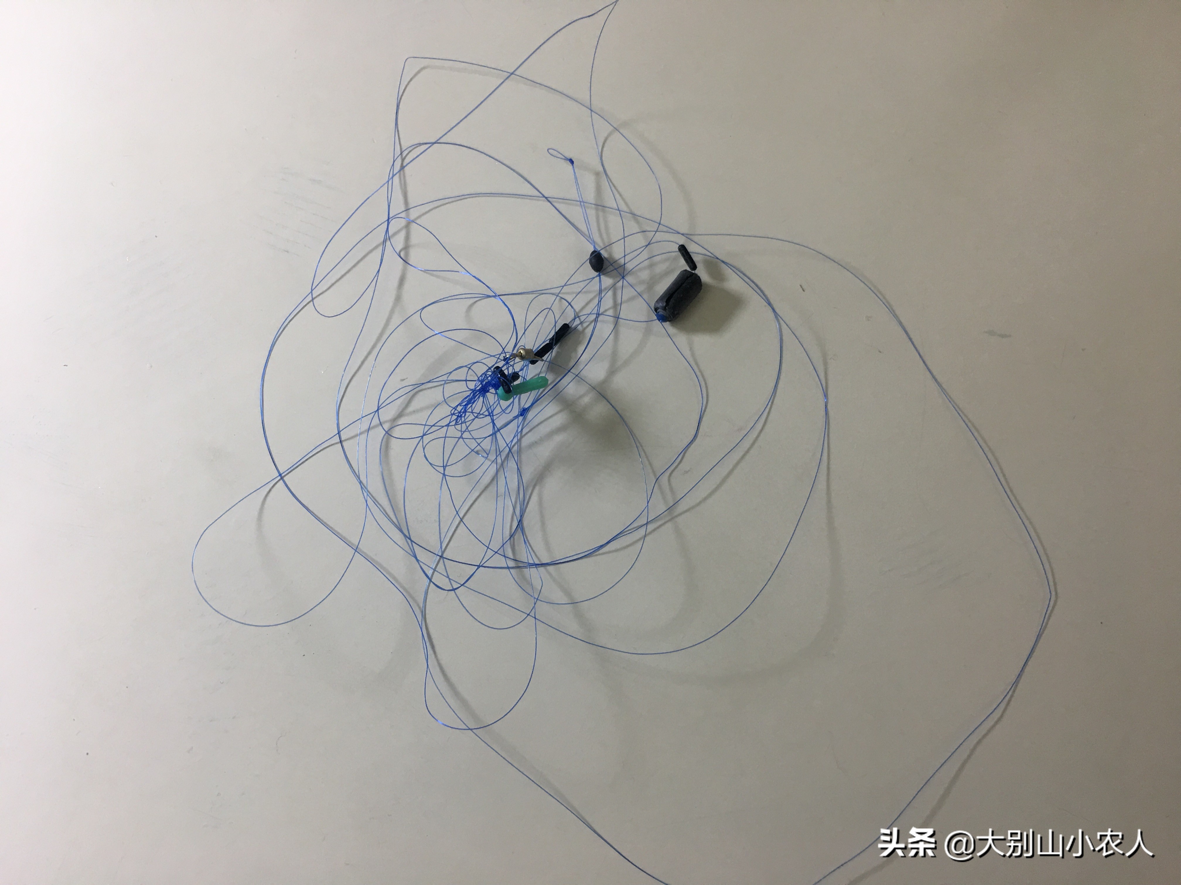 手竿能钓所有鱼种的调漂方法,手竿免调漂滑漂钓法