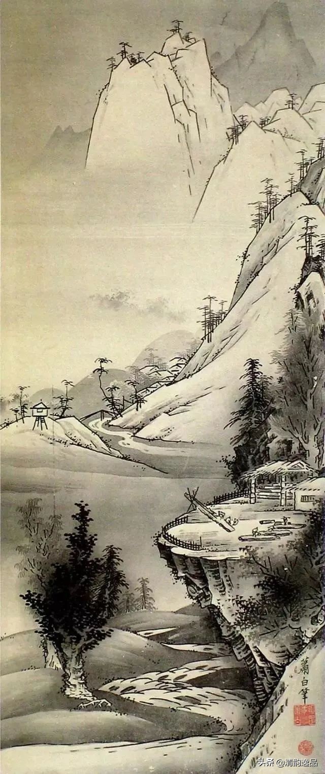 曾我萧白人物,300年前画家