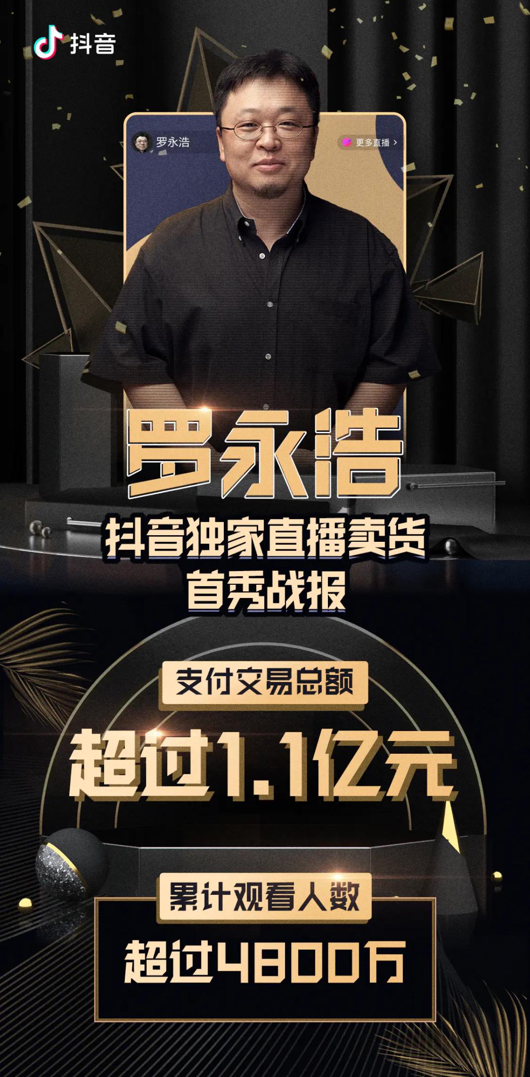 当罗永浩放下姿态跪着挣钱时,罗永浩挣钱才是最大的体面