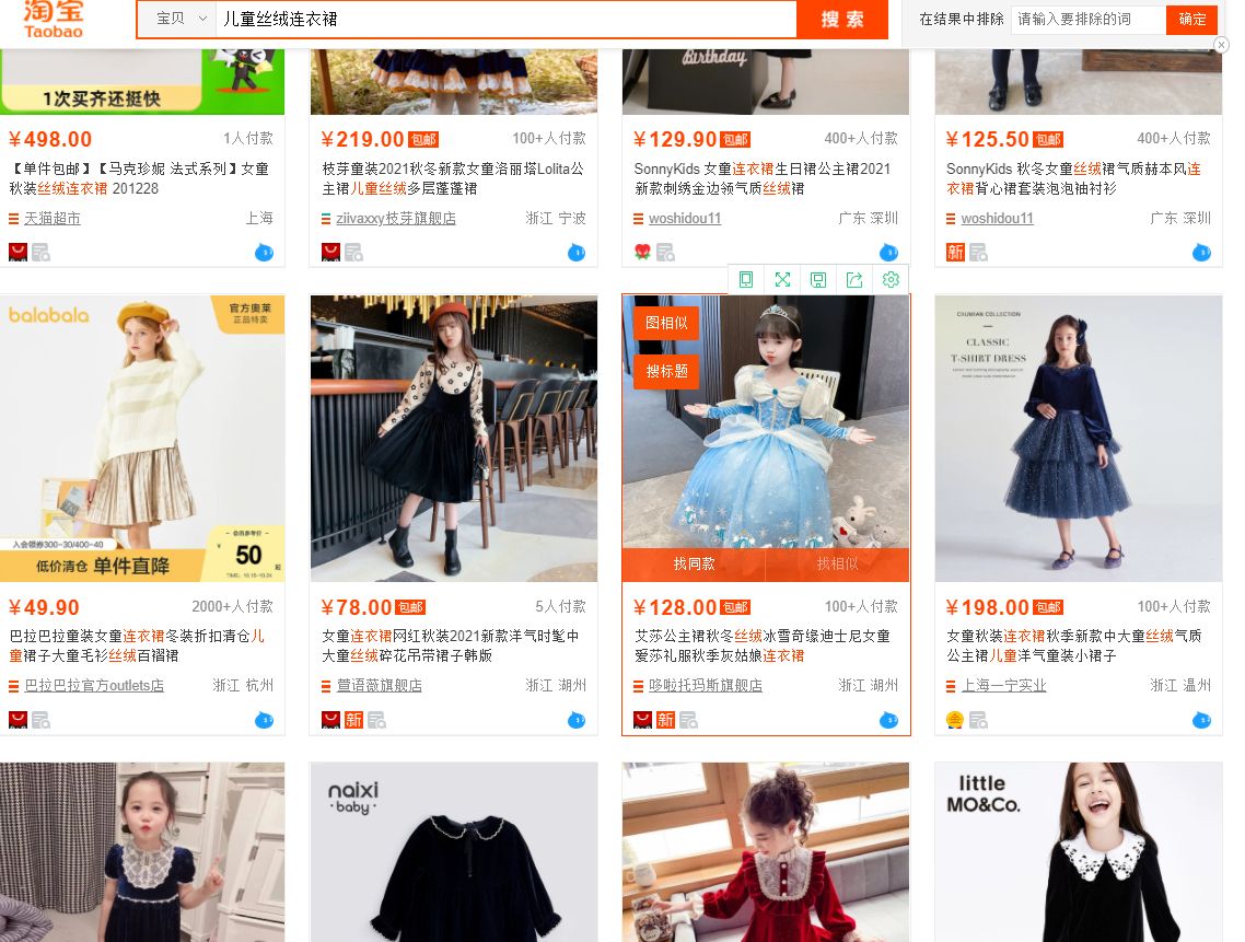 淘宝店铺分布点,淘宝店铺解读