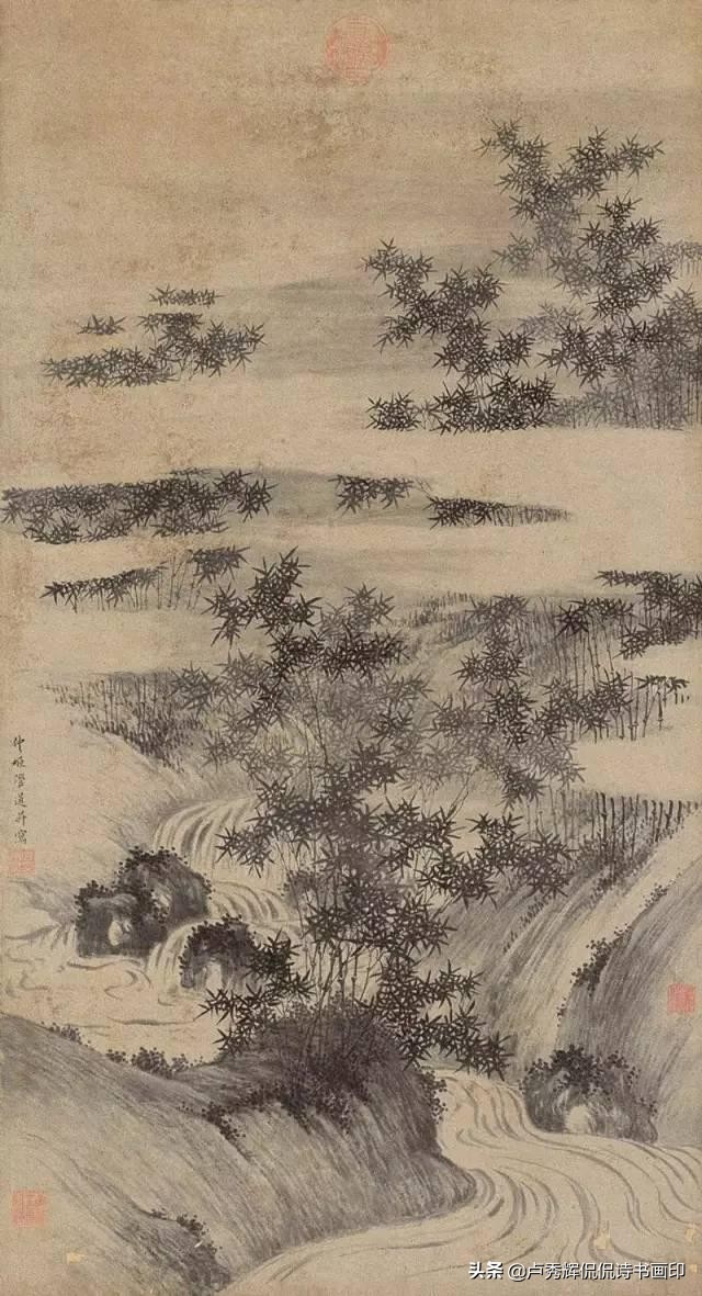 管仲姬诗书画皆工，她的丈夫、儿子、孙子、外孙，无一不赫赫有名